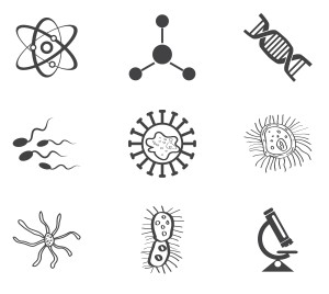 Molecules icons. vector illustration eps 10